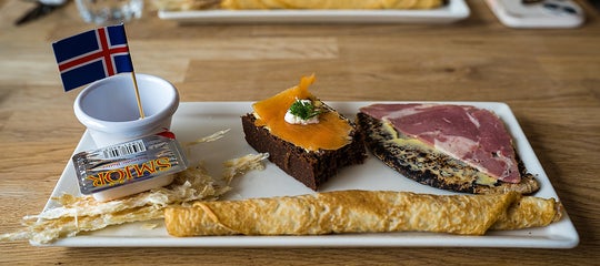 Icelandic tasting platter of traditional food.jpg