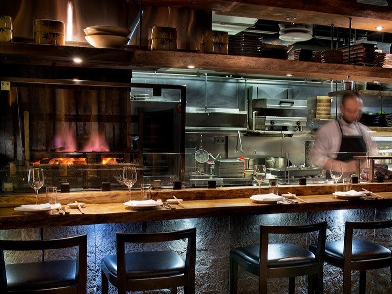 The Fish Market has an open kitchen!