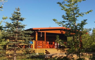 Bakkakot 1 is a picturesque cabin in a beautiful woodland location.