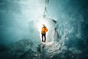 Small-Group 6-Hour Ice Caving and Glacier Hiking Tour with a Super Jeep Ride from Jokulsarlon