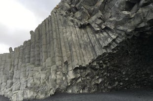 The basalt columns and cliffs of Reynisfjara beach are spectacular up close.