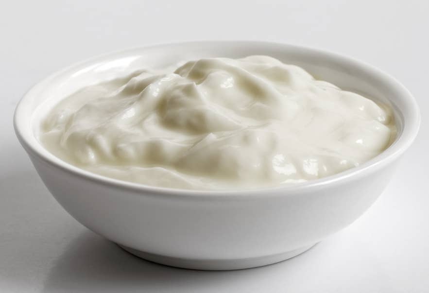 Icelandic skyr dairy product from local cattles, which are essential wildlife and animals in Iceland.