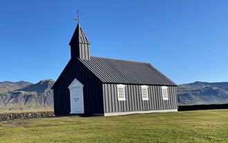 One of the most striking churches in Iceland is the one from the town of Budir.
