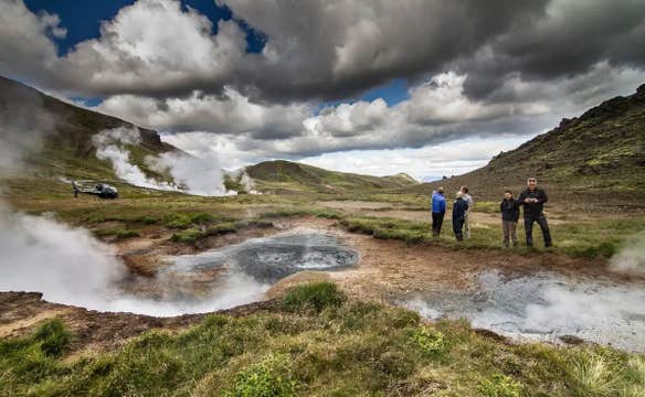 Spectaculaire Vol en Hélicoptère de 2 heures au-dessus de la Terre de Feu et de Glace depuis Reykjavik