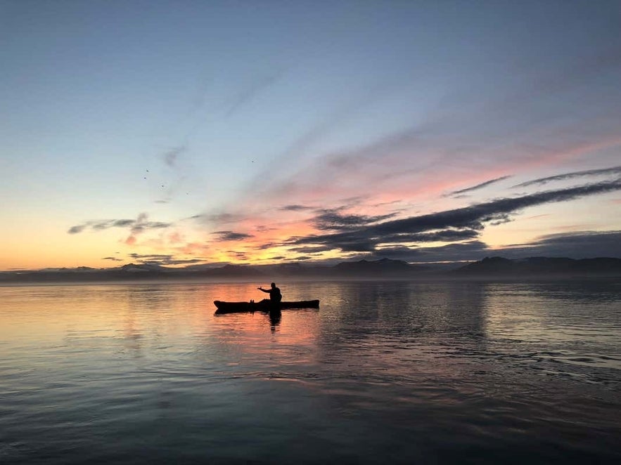 Kayak in Hofn Hornafjordur