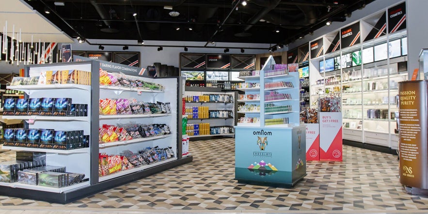 Find Icelandic products at the Keflavik Airport duty-free store