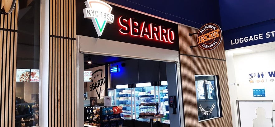 BSI Reykjavik Bus Terminal has a food court with Sbarro, coffee stands, and luggage storage for travelers on the go.