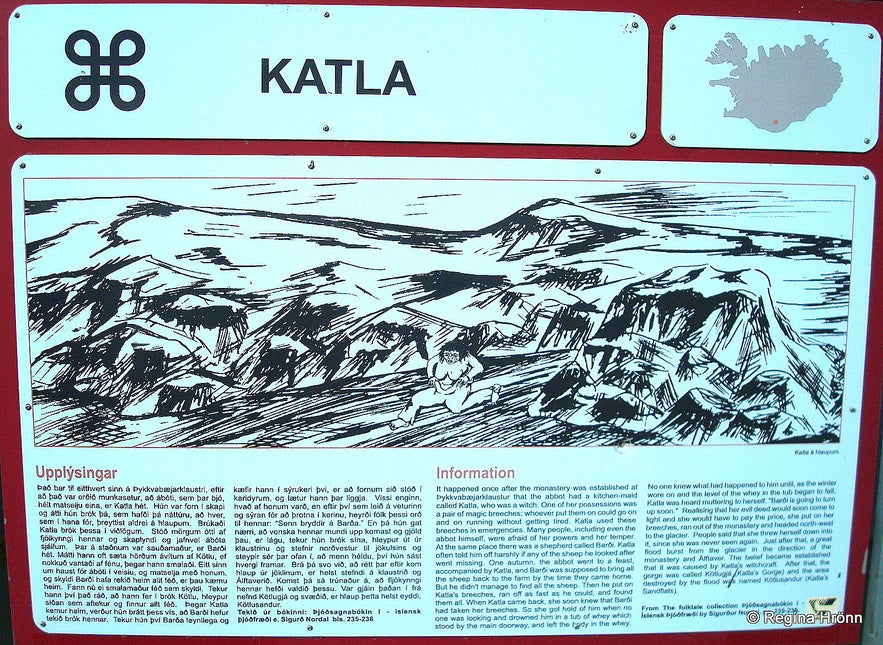 The infamous Katla Volcano in South Iceland is named after a Sorceress