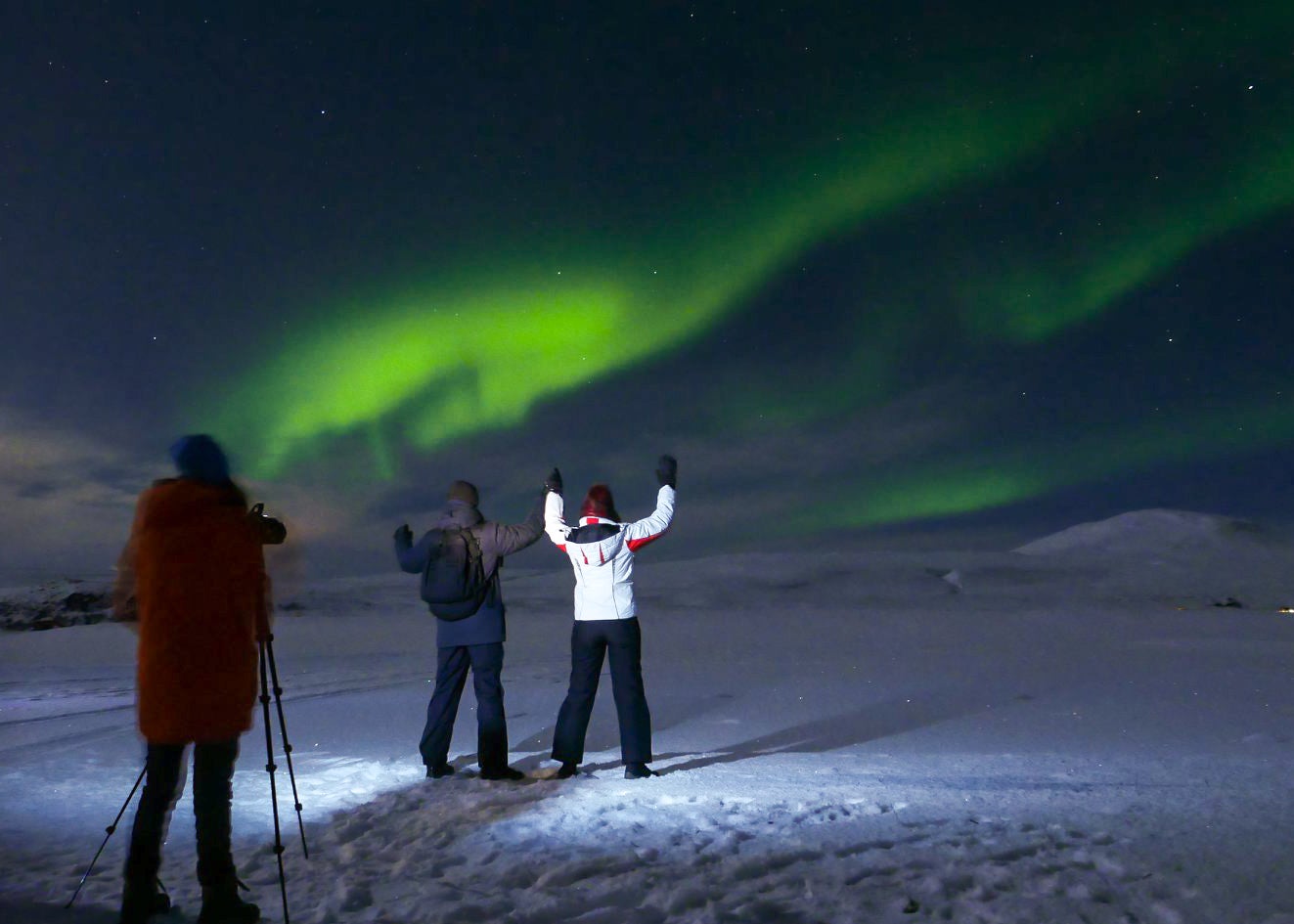 Free photos are included on this northern lights tour from Reykjavik.