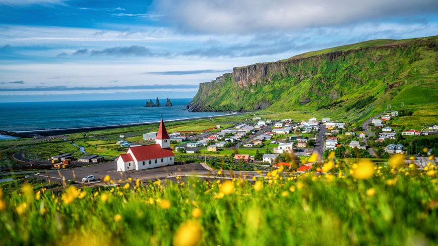 Vik is a very popular place to stay in Iceland Vik is a very popular place to stay in Iceland