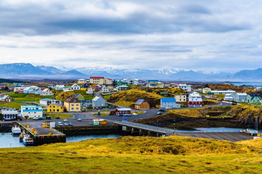 Stykkisholmur is the best place to stay on the Snaefellsnes peninsula