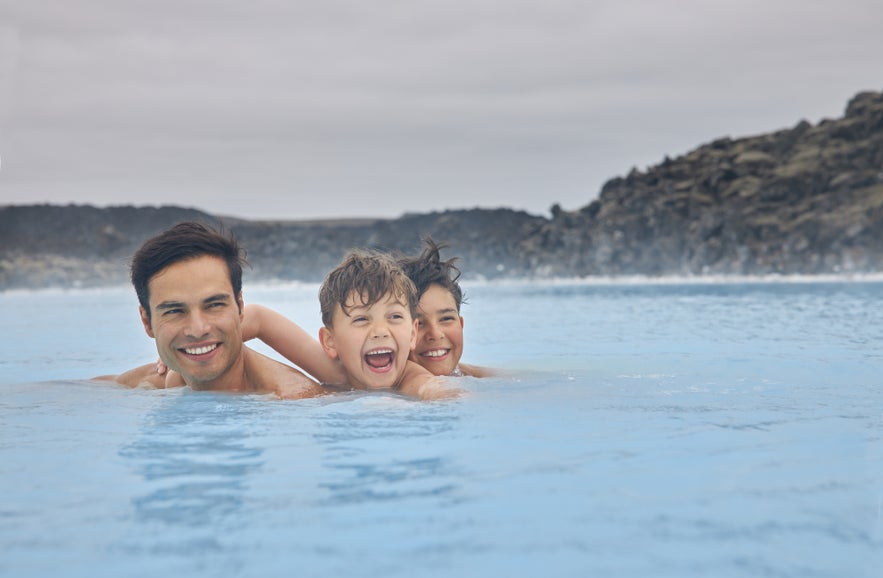 Die Blaue Lagune ist ein familienfreundlicher Ort