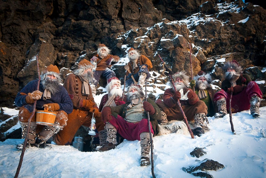 The Yule Lads are also said to live in Dimmuborgir in North Iceland