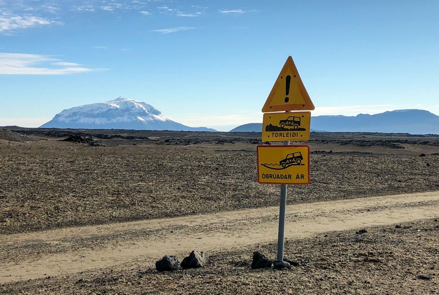 Iceland has unique road signs that drivers need to be aware of.