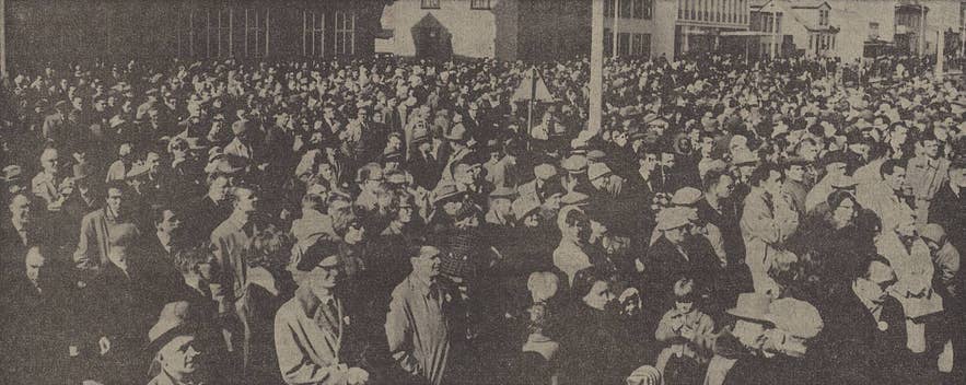 Eine Demonstration in Reykjavik am 1. Mai 1963 Eine Demonstration in Reykjavik am 1. Mai 1963