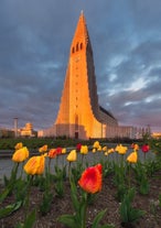 The majestic Hallgrimskirkja church is one of Reykjavik's most iconic landmarks.