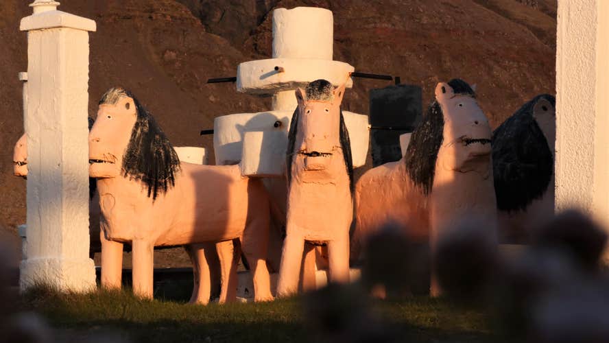 Samúel Jónsson´s Art Museum has unique sculptures inspired from nature.