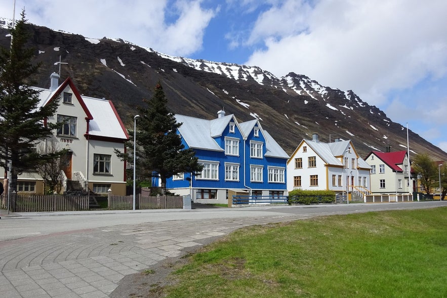 Isafjordur is a very charming town in Iceland