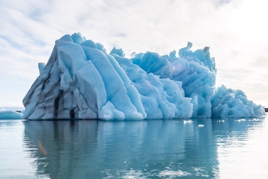 Glacier lagoon near höfn