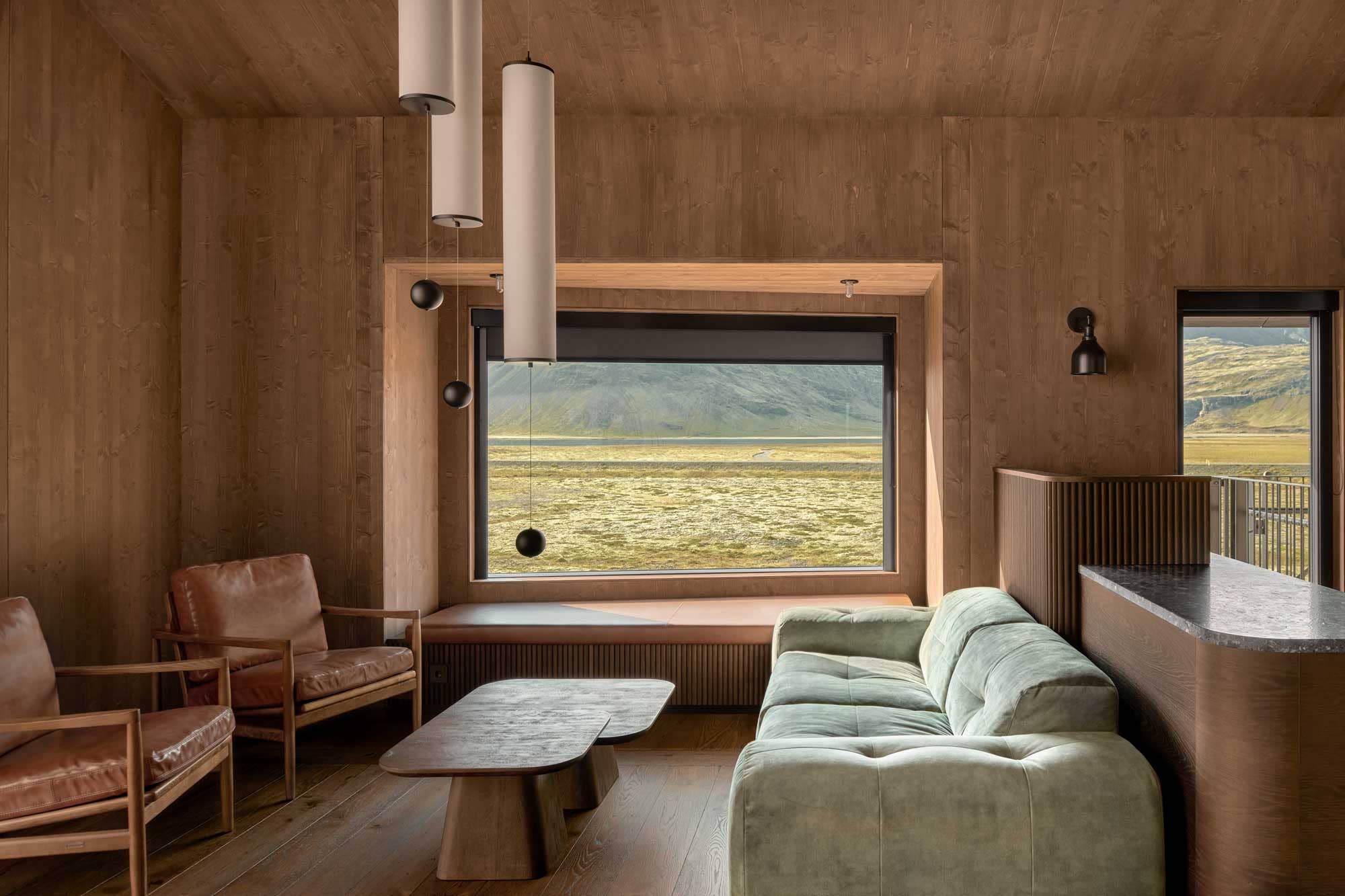 The Glacier Lagoon Hotel's suites have excellent living rooms.