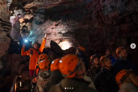 Adventurous 3-Hour Raufarholshellir Lava-Caving Tour