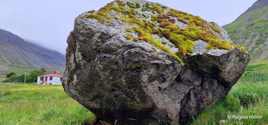 Dvergasteinn - the Rock of the Dwarfs in Álftafjörður in the Westfjords of Iceland