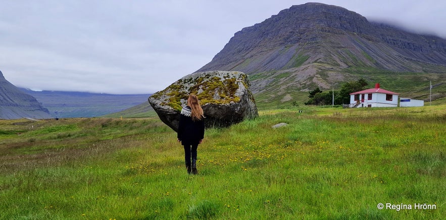 Dvergasteinn - the Rock of the Dwarfs in Álftafjörður in the Westfjords of Iceland