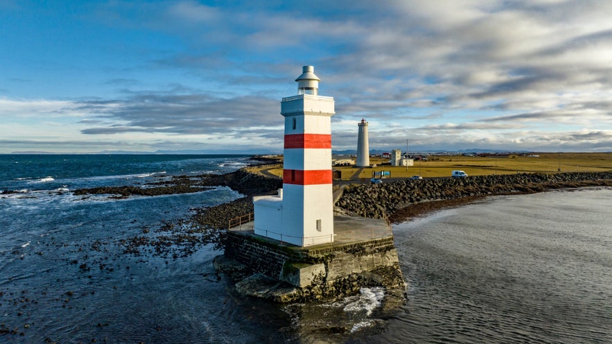 Gardur old lighthouses