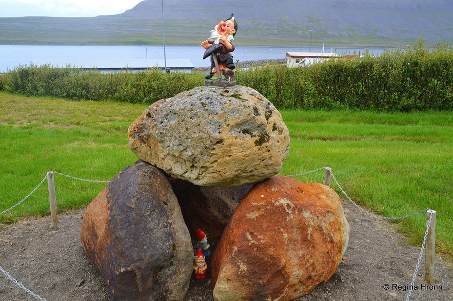 Dvergasteinn - the Rock of the Dwarfs in Álftafjörður in the Westfjords of Iceland