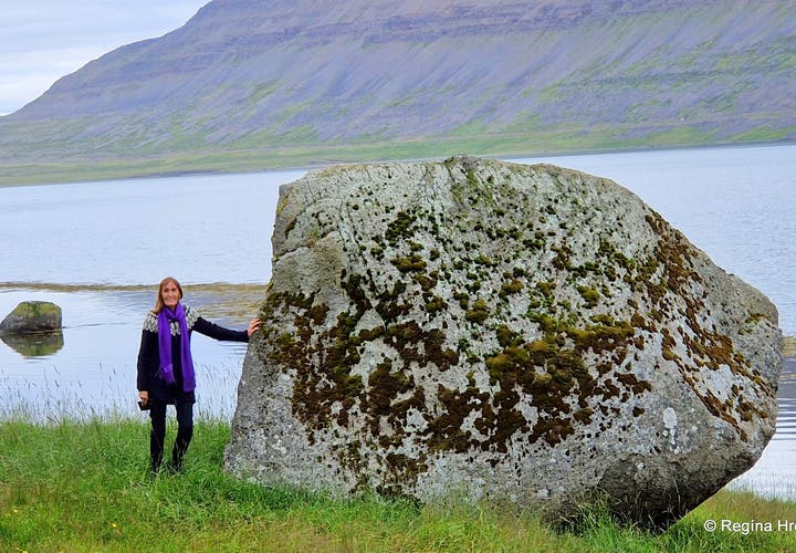 Dvergasteinn - the Rock of the Dwarfs in Álftafjörður in the Westfjords of Iceland
