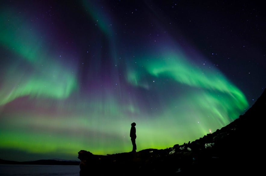 With luck, you can see the northern lights everywhere in Iceland