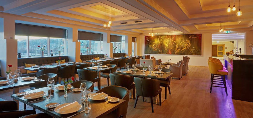 HVER Restaurant is located at Hotel Ork in the town of Hveragerdi in Iceland