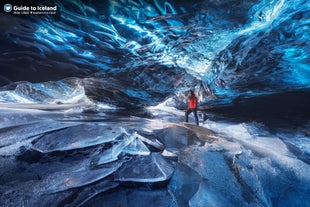 Excursion Panoramique de 12 heures à la Grotte de Glace du Vatnajokull avec Vols au Départ de Reykjavik