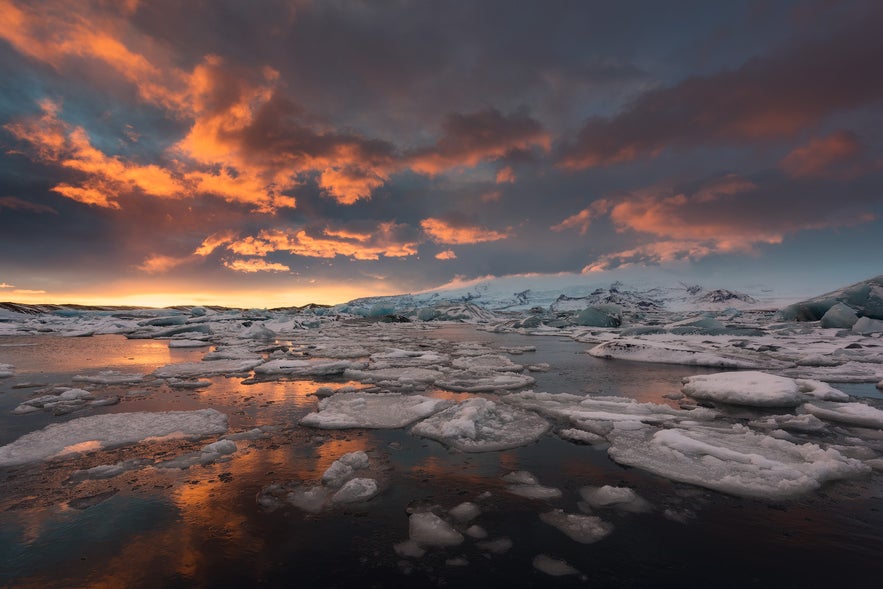 The Jokulsarlon glacier lagoon is incredible