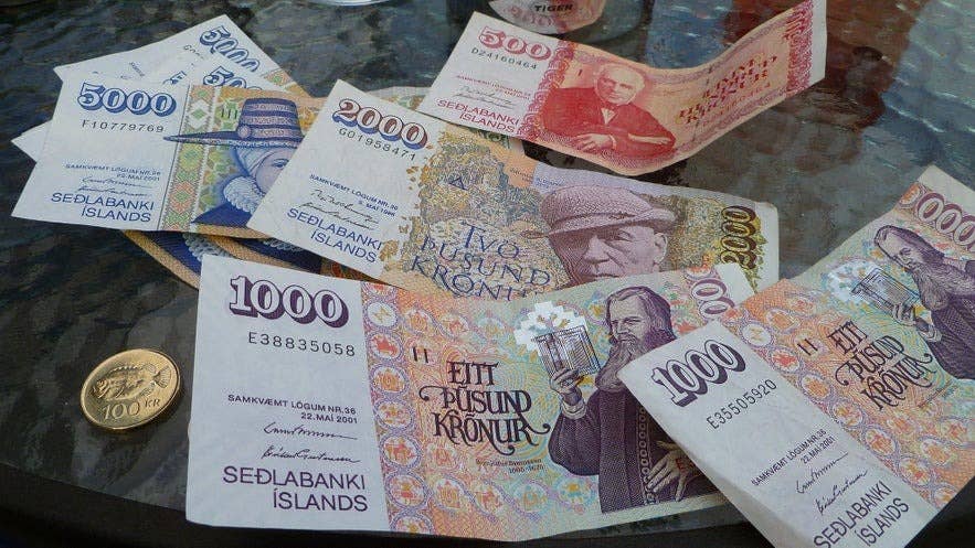 Die Währung Islands ist die isländische Krone