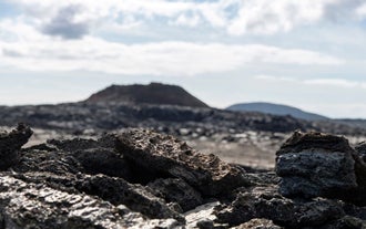 New land has been created in the volcano eruptions in Iceland