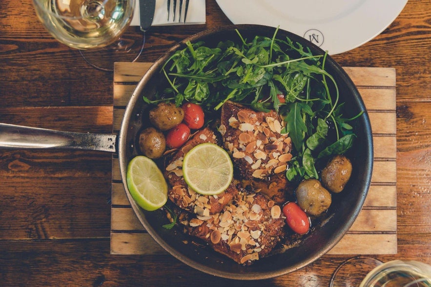 Mar Seafood is well known for their delicious fish pans