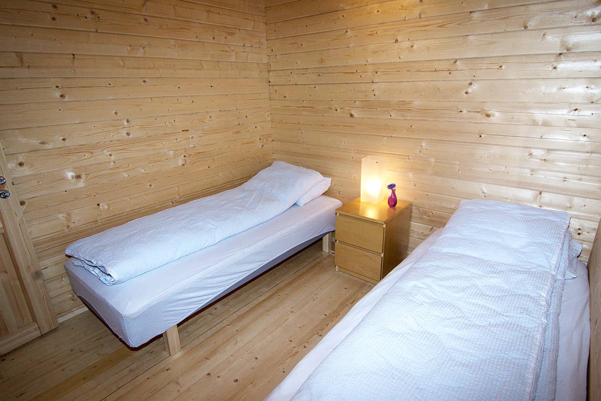 The rooms at Bragdavellir Cottages are simple but clean, warm and cosy.