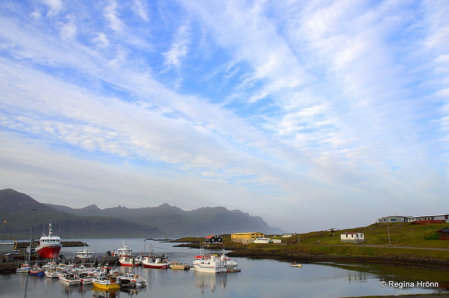 Djúpivogur harbour in East-Iceland