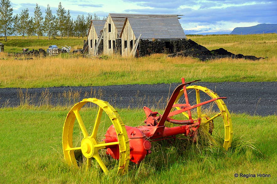 Turf house at Efri-Vík in Landbrot in South-Iceland Turf house at Efri-Vík in Landbrot in South-Iceland