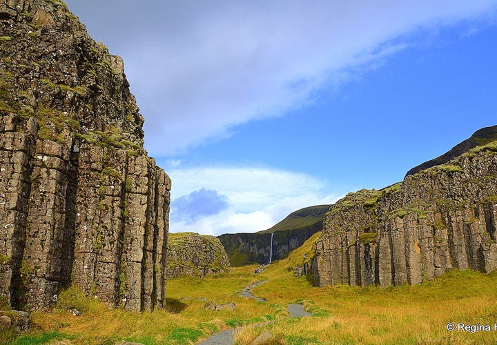 Dverghamrar the home of the dwarfs in South-Iceland