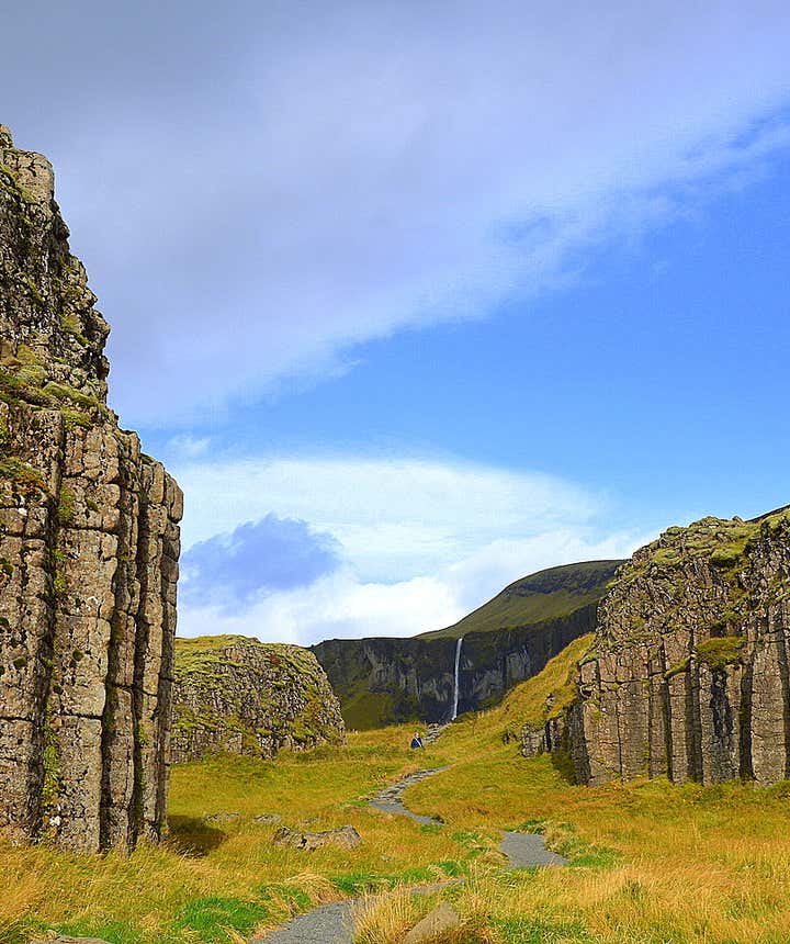 Dverghamrar the home of the dwarfs in South-Iceland