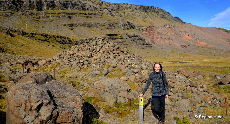 Djáknadys burial mound in East-Iceland