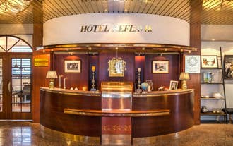 Hotel Keflavik is inspired by the rich style of Versace.