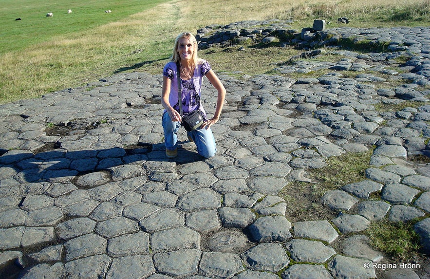 Regína by Kirkjugólf also known as The Church Floor in Kirkjubæjarklaustur, south Iceland