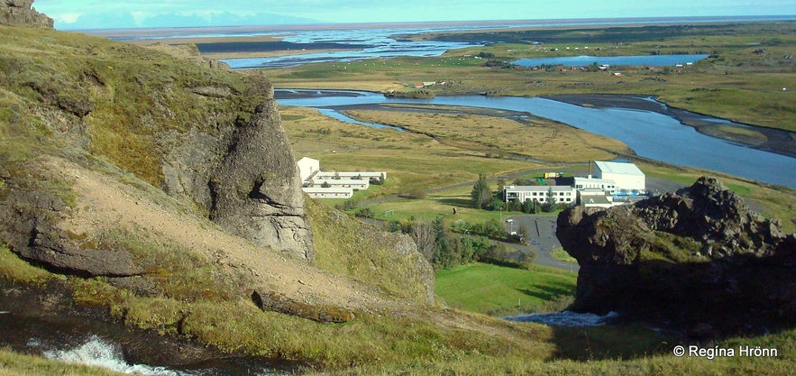 Kirkjubæjarklaustur view from above