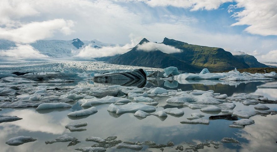 Fjallsárlón冰河湖很易抵达