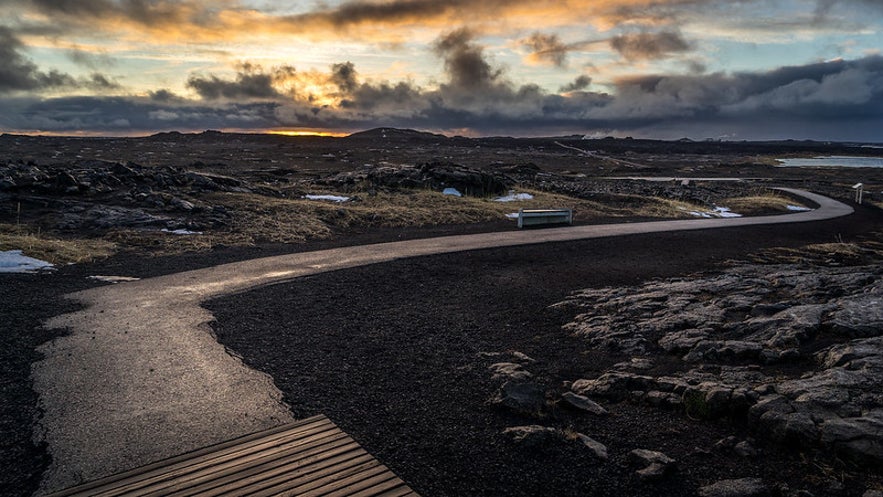 Sandvik is located in the Reykjanes Peninsula.