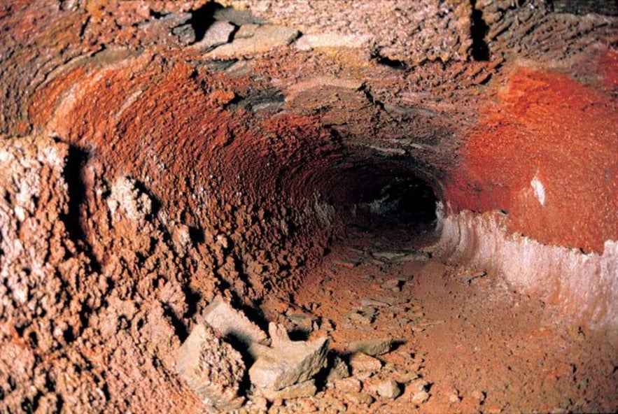 Leiðarendi cave in Iceland is particularly unusual.