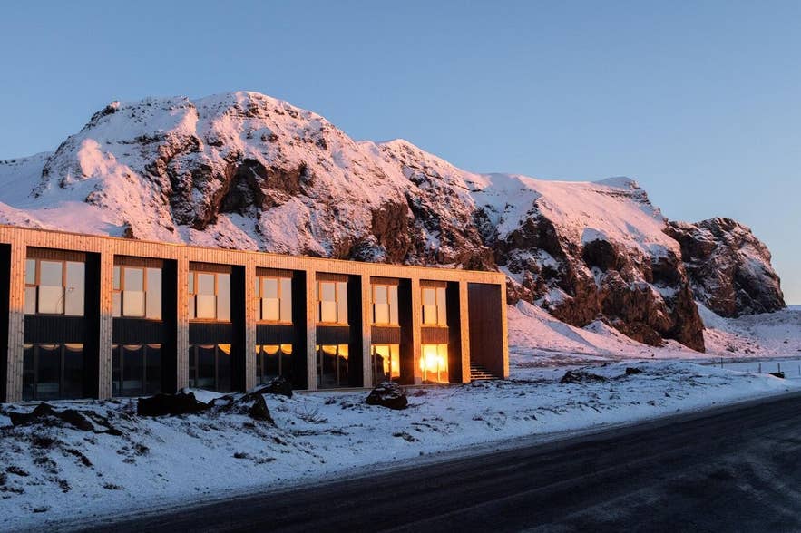 Exterior of Hotel Kria in Vik, a popular place to stay near Reynisfjara